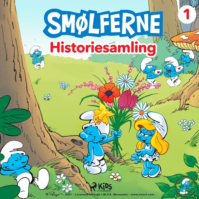 Bogomslag for Smølferne - Historiesamling 1