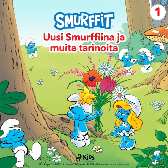 Copertina del libro per Smurffit - Uusi Smurffiina ja muita tarinoita
