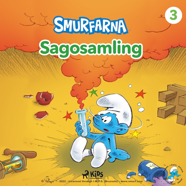 Boekomslag van Smurfarna - Sagosamling 3