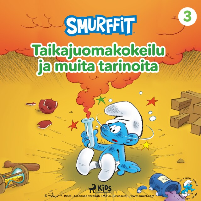 Kirjankansi teokselle Smurffit - Taikajuomakokeilu ja muita tarinoita