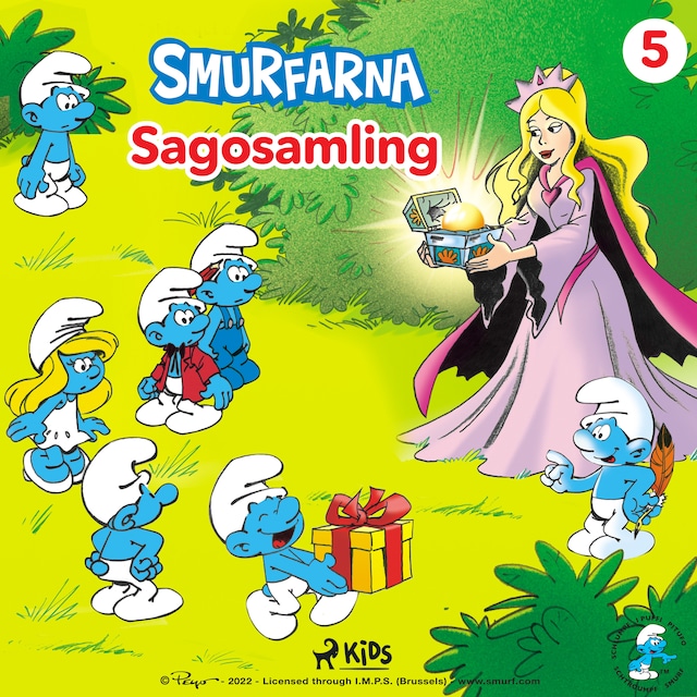 Couverture de livre pour Smurfarna - Sagosamling 5