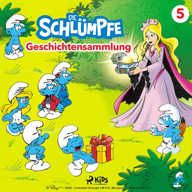 Couverture de livre pour Die Schlümpfe - Geschichtensammlung 5