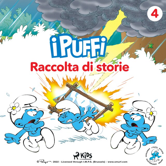Boekomslag van I Puffi - Raccolta di storie 4