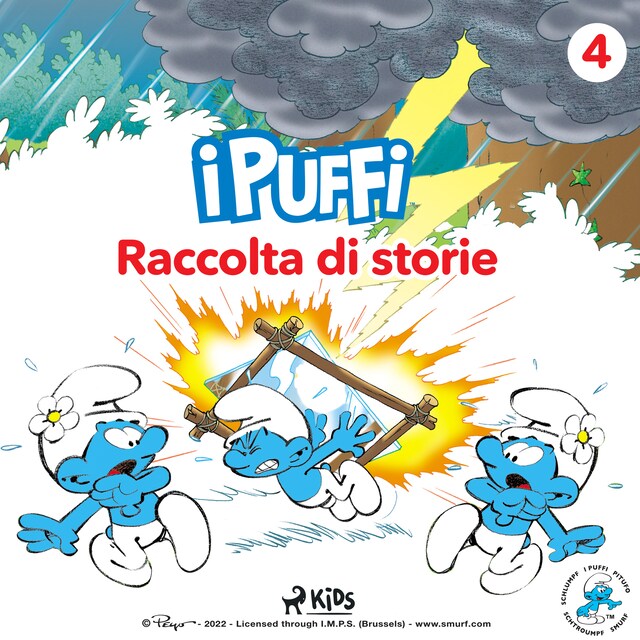 Portada de libro para I Puffi - Raccolta di storie 4