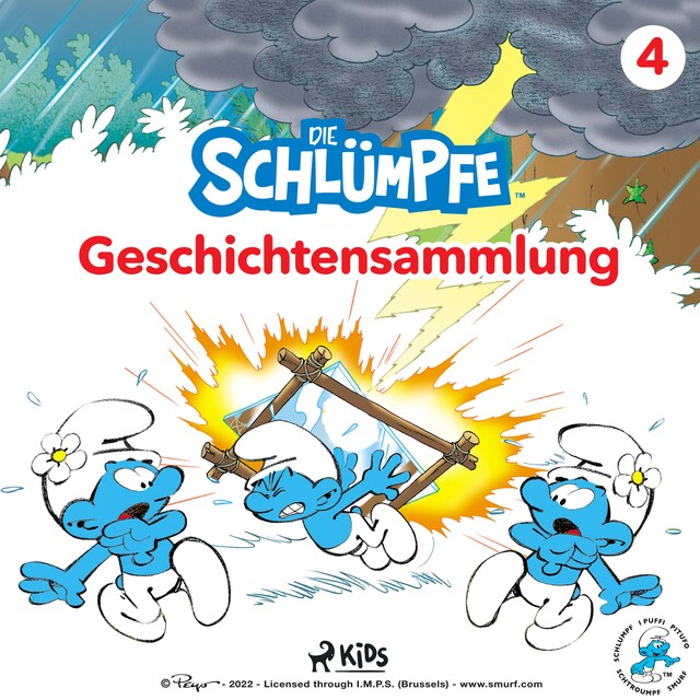 Portada de libro para Die Schlümpfe - Geschichtensammlung 4