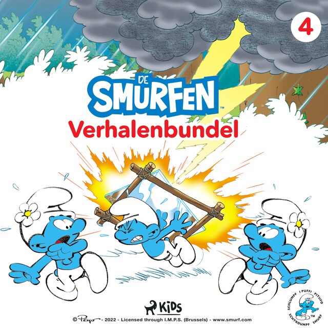 Couverture de livre pour De Smurfen - Verhalenbundel 4