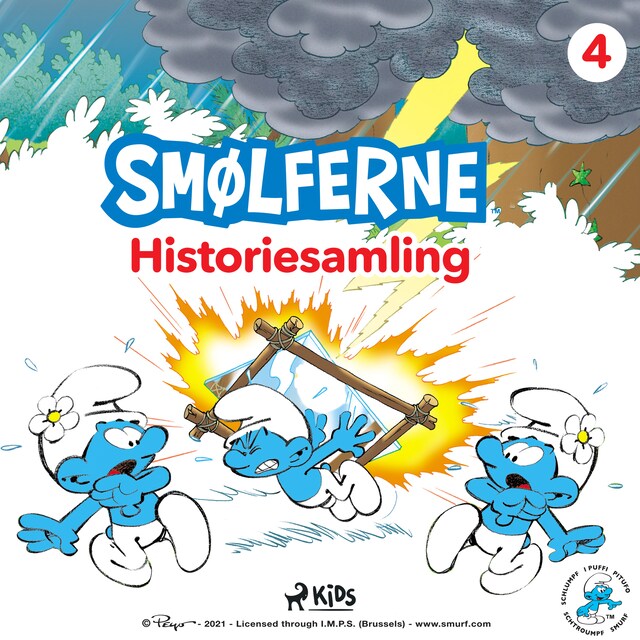 Bogomslag for Smølferne - Historiesamling 4