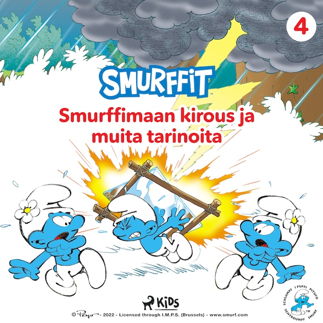 Kirjankansi teokselle Smurffit - Smurffimaan kirous ja muita tarinoita