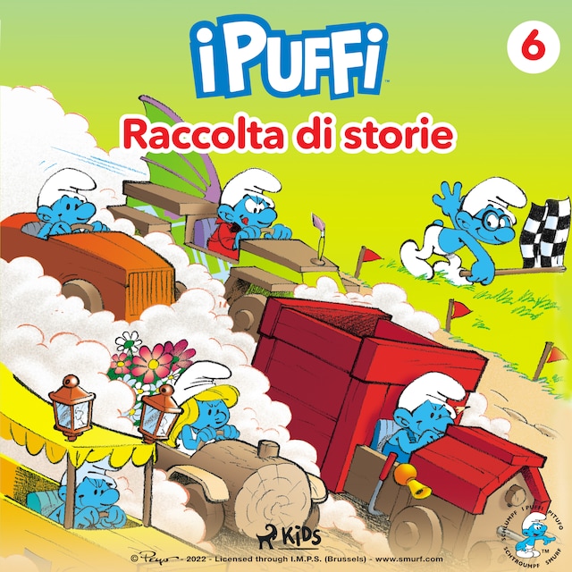 Boekomslag van I Puffi - Raccolta di storie 6
