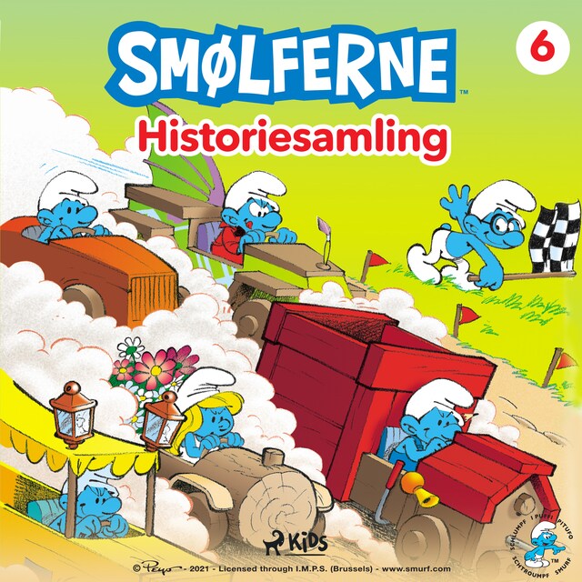 Bogomslag for Smølferne - Historiesamling 6