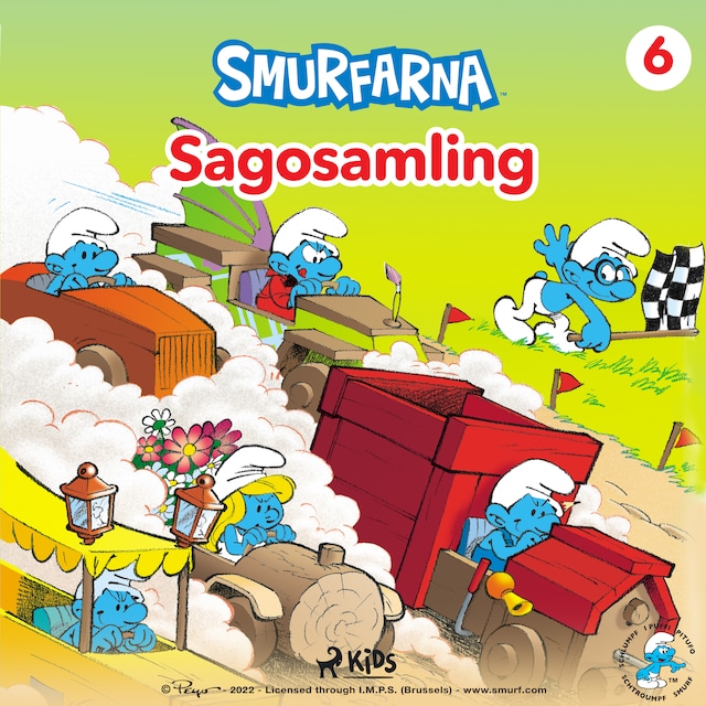 Couverture de livre pour Smurfarna - Sagosamling 6