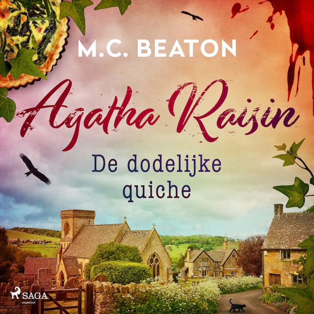 Book cover for De dodelijke quiche - Agatha Raisin