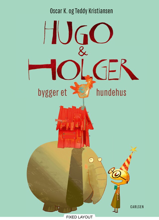 Bogomslag for Hugo og Holger bygger et hundehus