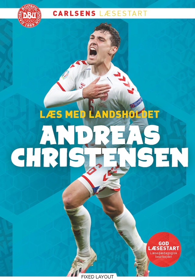 Bogomslag for Læs med landsholdet - og Andreas Christensen