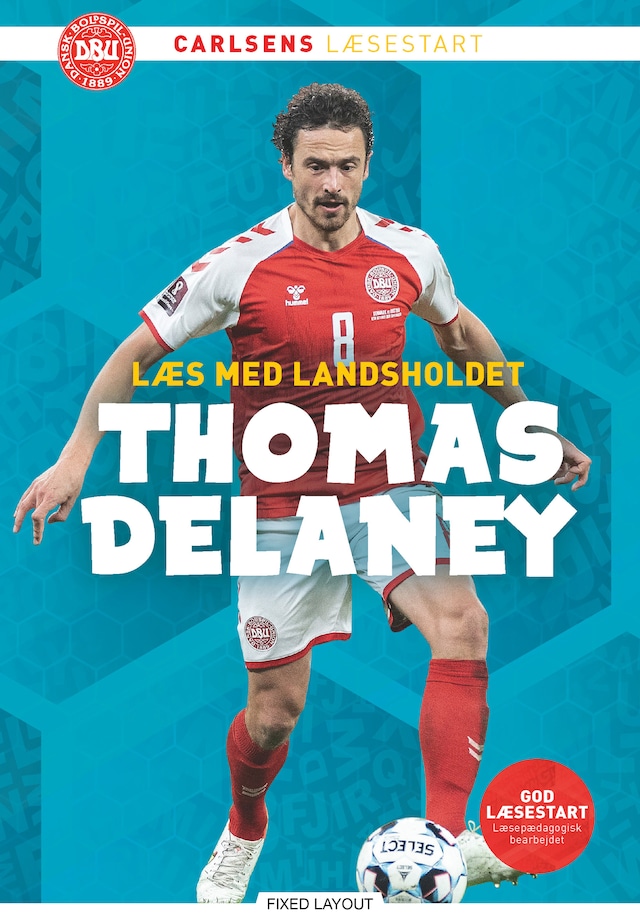 Bogomslag for Læs med landsholdet - og Thomas Delaney