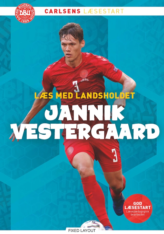 Bogomslag for Læs med landsholdet - og Jannik Vestergaard