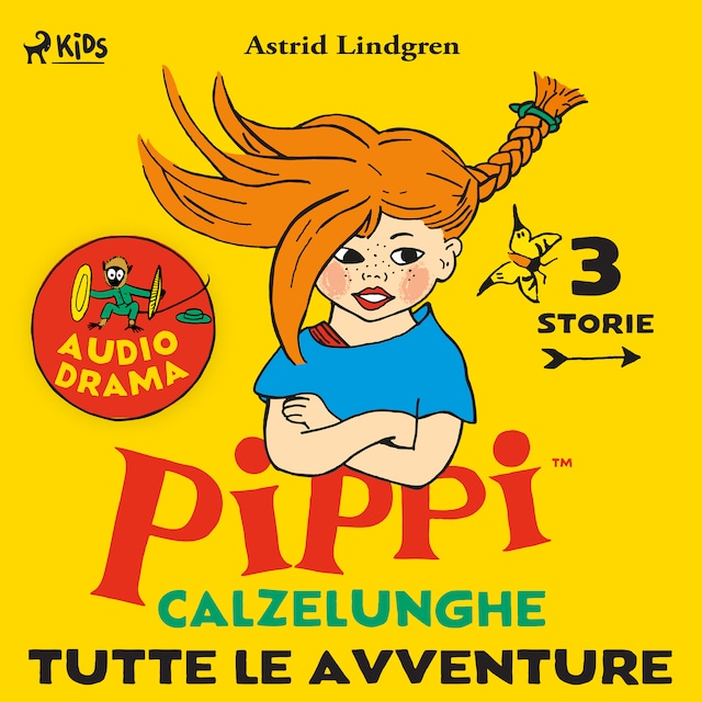 Okładka książki dla Pippi Calzelunghe. Tutte le avventure