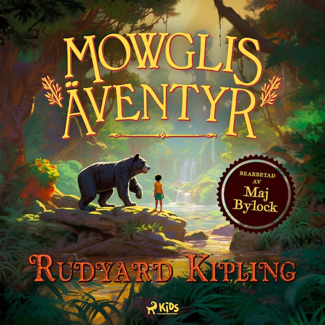 Buchcover für Mowglis äventyr