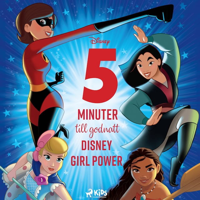 Kirjankansi teokselle 5 minuter till godnatt - Disney Girl Power