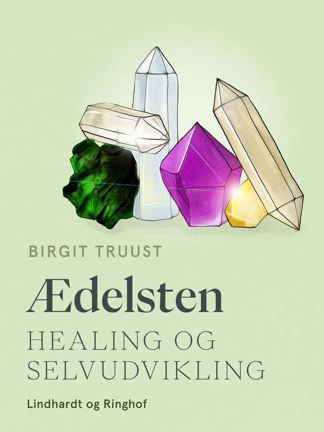 Bogomslag for Ædelsten. Healing og selvudvikling