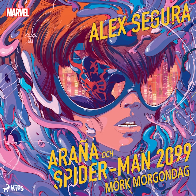 Book cover for Araña och Spider-Man 2099: Mörk morgondag