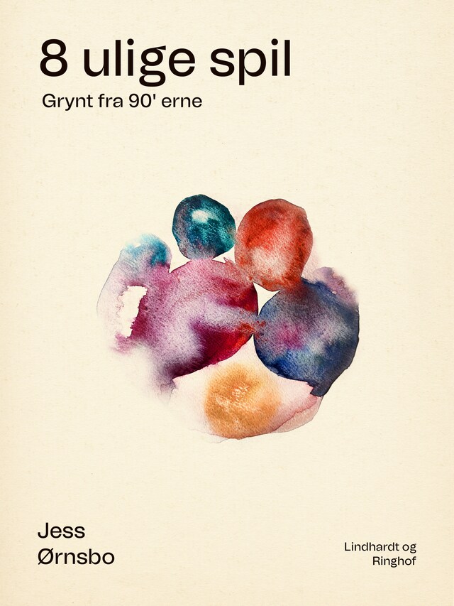 Portada de libro para 8 ulige spil. Grynt fra 90' erne