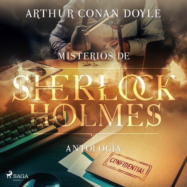 Portada de libro para Misterios de Sherlock Holmes - Antología