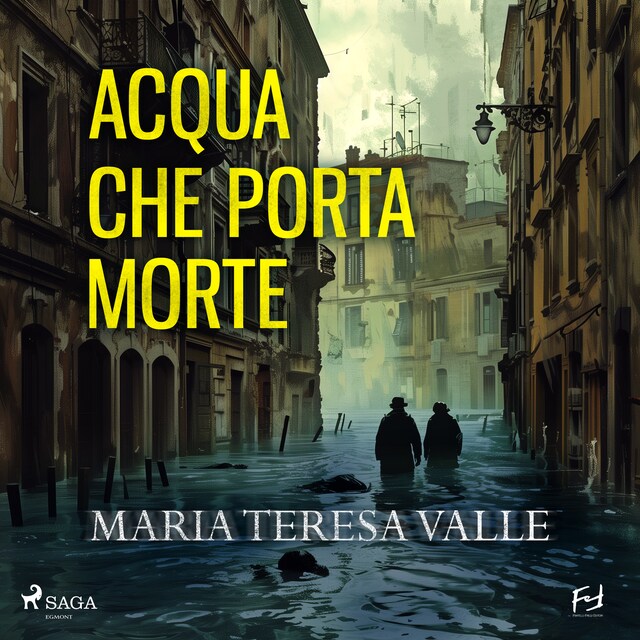 Book cover for Acqua che porta morte. Genova, 1953. Due cadaveri per il Becchino