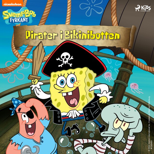 Boekomslag van SvampBob Fyrkant - Pirater i Bikinibotten