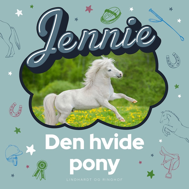 Book cover for Den hvide pony