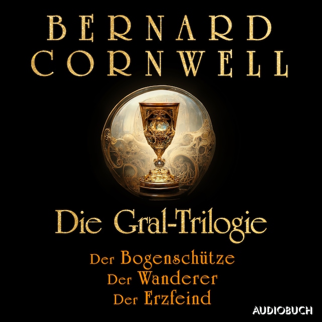 Kirjankansi teokselle Die Gral-Trilogie: Der Bogenschütze - Der Wanderer - Der Erzfeind