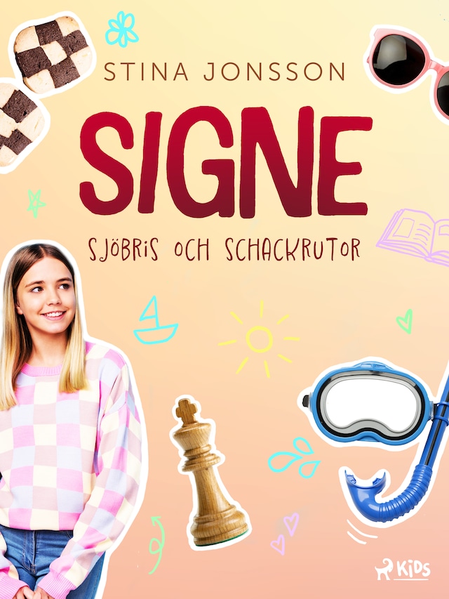 Kirjankansi teokselle Signe: sjöbris och schackrutor
