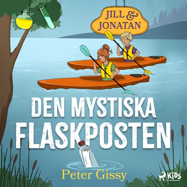 Book cover for Den mystiska flaskposten