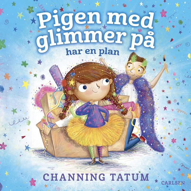 Bogomslag for Pigen med glimmer på har en plan