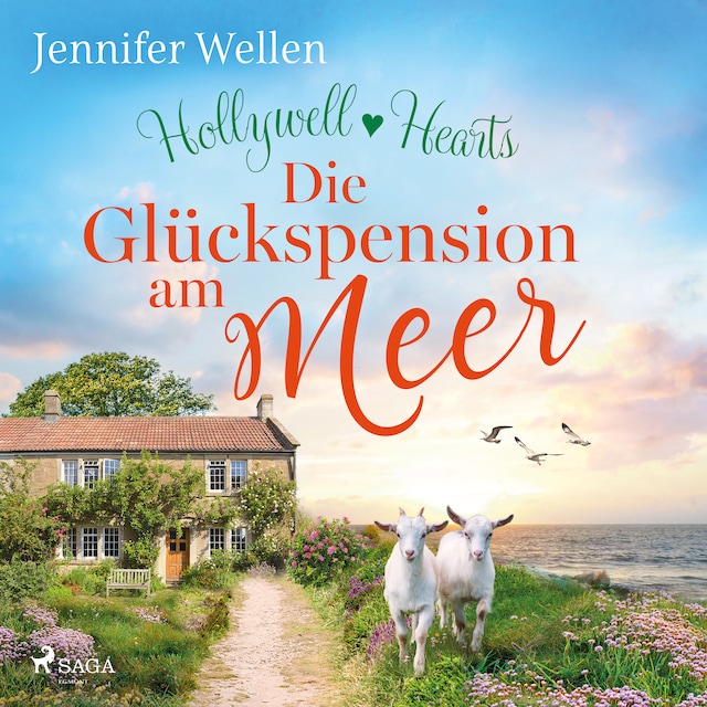 Book cover for Hollywell Hearts: Die Glückspension am Meer