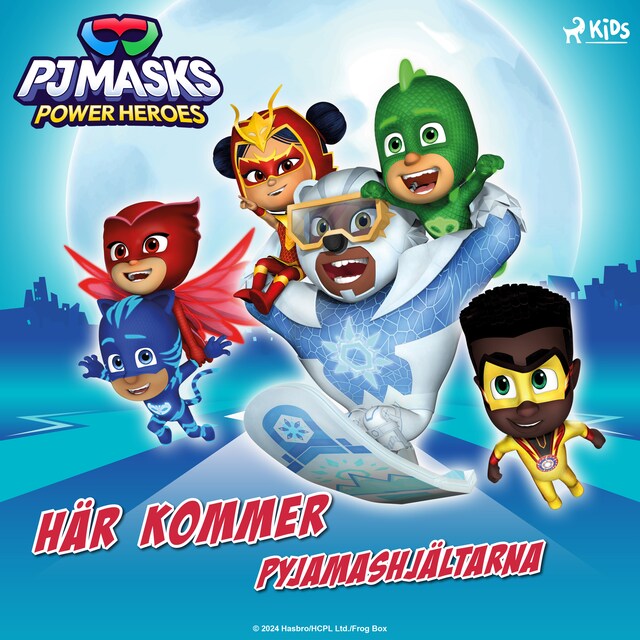 Copertina del libro per Pyjamashjältarna - Här kommer pyjamashjältarna