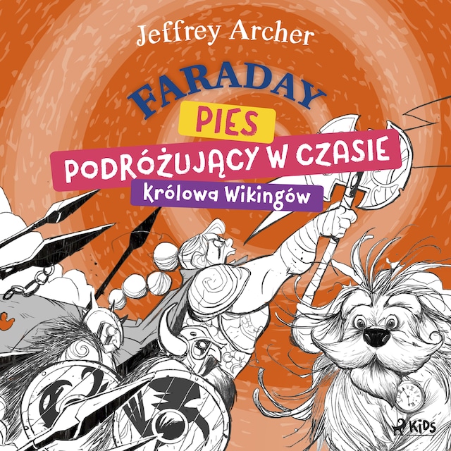 Book cover for Faraday, pies podróżujący w czasie: Królowa Wikingów