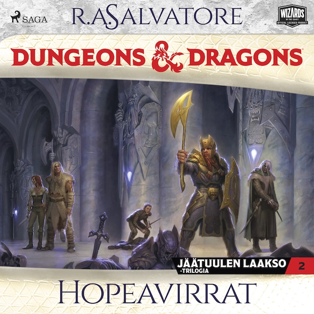 Buchcover für Dungeons & Dragons – Jäätuulen laakso: Hopeavirrat