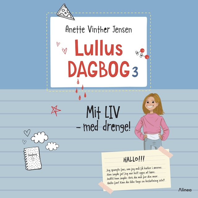 Copertina del libro per Lullus dagbog 3 - Mit liv - med drenge!, Rød Læseklub