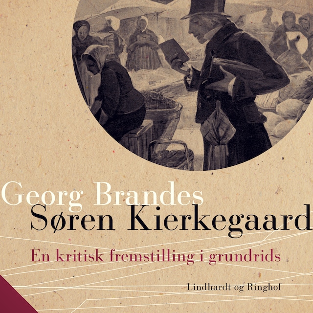 Okładka książki dla Søren Kierkegaard. En kritisk fremstilling i grundrids
