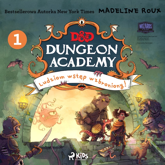 Book cover for Dungeons & Dragons. Dungeon Academy 1: Ludziom wstęp wzbroniony!