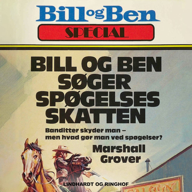 Couverture de livre pour Bill og Ben søger spøgelsesskatten