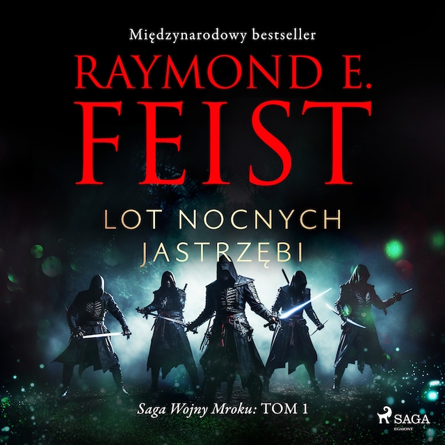 Buchcover für Saga Wojny Mroku. Tom 1. Lot Nocnych Jastrzębi