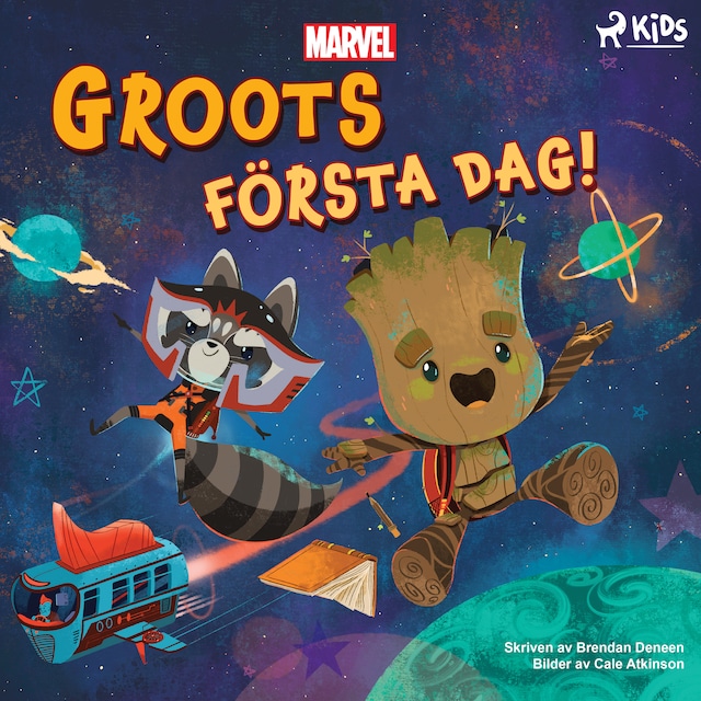 Kirjankansi teokselle Groots första dag!