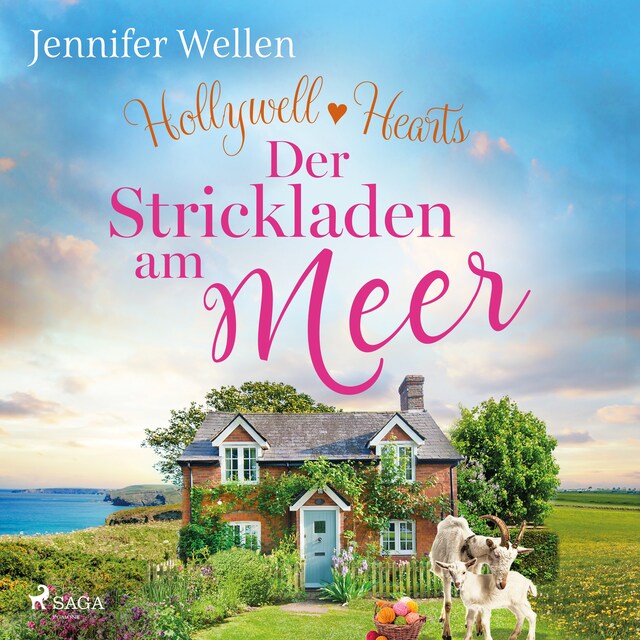 Book cover for Hollywell Hearts - Der Strickladen am Meer