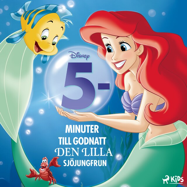 Buchcover für Fem minuter till godnatt – Den lilla sjöjungfrun