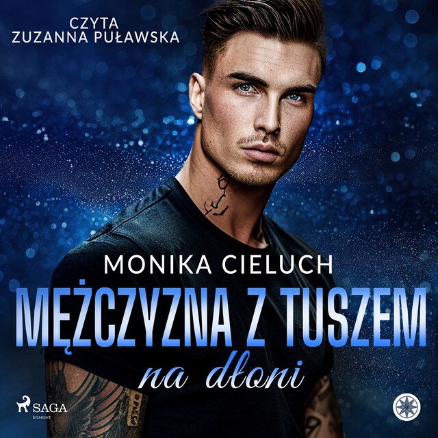 Buchcover für Mężczyzna z tuszem na dłoni