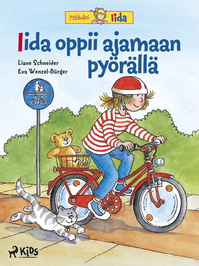 Iida oppii ajamaan pyörällä Book cover for Iida oppii ajamaan pyörällä
