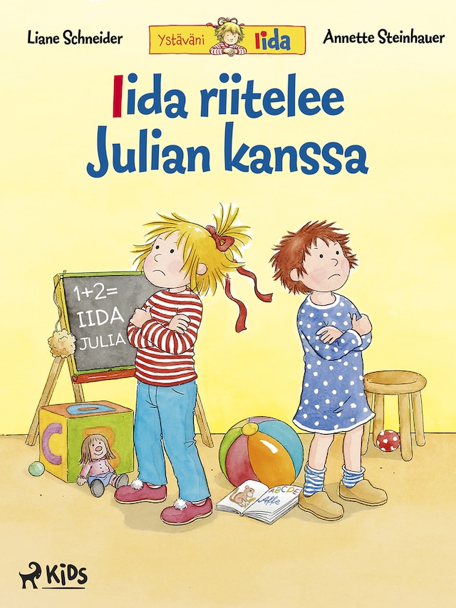 Book cover for Iida riitelee Julian kanssa