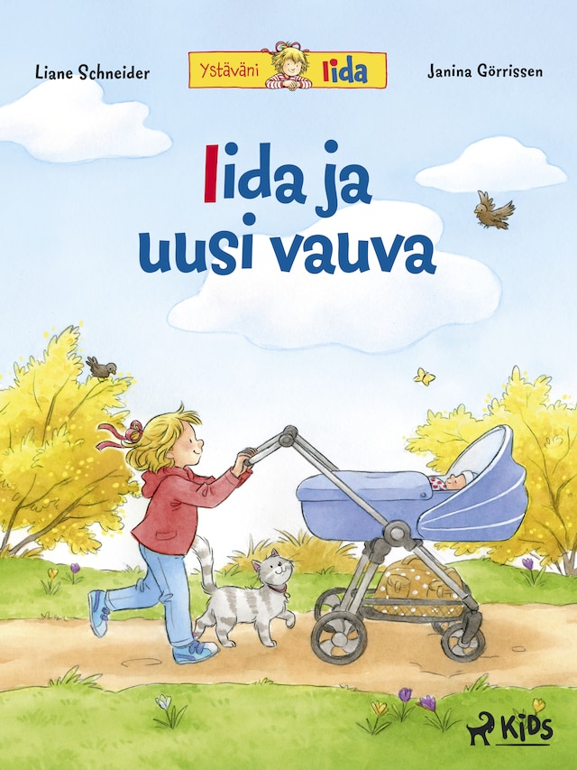 Book cover for Iida ja uusi vauva